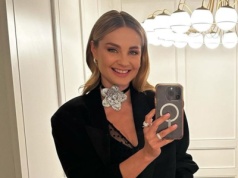 Małgorzata Socha zachwyca w bordowej sukience. Idealna inspiracja na studniówkę