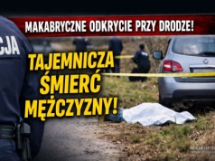 Makabryczne odkrycie przy drodze! Policja bada sprawę tajemniczej śmierci mężczyzny