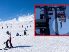 Był na wyciągu, gdy odpiął mu się snowboard. Chwile grozy w Turcji