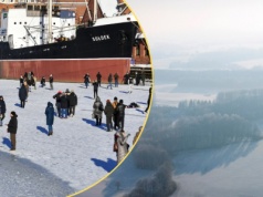 Ekstremalny mróz w całej Polsce. W Gdańsku niespodziewany widok