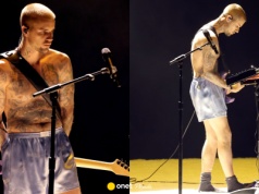 Justin Bieber wystąpił na Grammy. Zaśpiewał w samych bokserkach