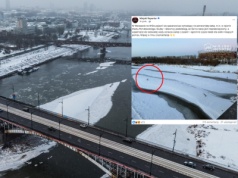 Pokazał zdjęcie zamarzniętej Wisły w Warszawie. Internauci oburzeni