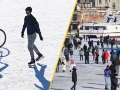 Tłumy na zamarzniętej Motławie w Gdańsku. "To śmiertelnie niebezpieczne"