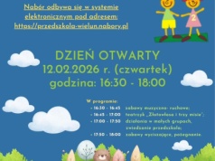 12 lutego „dzień otwarty” w Przedszkolu nr 2 w Wieluniu
