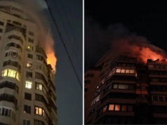 Zmasowany atak Rosji na Ukrainę. Płonące wieżowce w Kijowie, tysiące mieszkań bez prądu