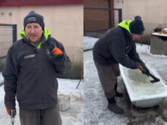 Andrzej z "Rolnicy. Podlasie" pokazał, jak przygotowuje wodę dla krów podczas mrozów. Internauci nie wytrzymali