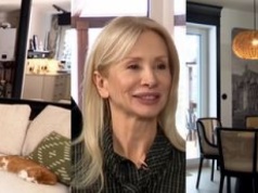 Tak mieszka Ewa Gawryluk z nowym mężem w domu pod Warszawą: efektowny kominek, marmur i bliskość natury (ZDJĘCIA)