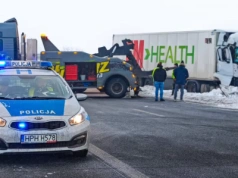 Z ostatniej chwili: Wypadek z udziałem ciężarówek. Droga jest zablokowana