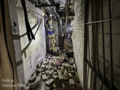 Wybuch i pożar w bloku w Gorzowie Wielkopolskim