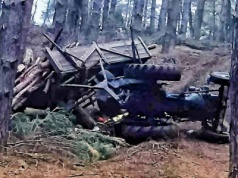 Nie żyje mężczyzna. Wypadek w lesie