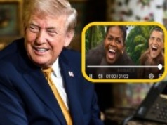 Skandaliczny wpis Trumpa. Obama i jego żona jako małpy