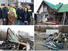 Trwa odbudowa domu pogorzelców z Mystkowa. Mogą liczyć na ogrom ludzkiego dobra