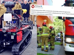 Kraków: strażacy dostali robota do gaszenia pożarów, który wygląda jak WALL-E ochotnik