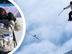 Koszmarny upadek na igrzyskach! Narta wypięła się w trakcie skoku