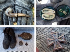 Fajka, nieśmiertelniki, pudełko prezerwatyw. Co jeszcze archeolodzy znaleźli podczas ekshumacji w Tomkowicach?