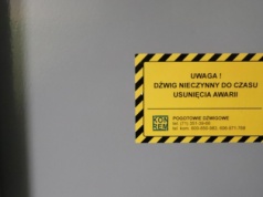 Groza w Krakowie. Wsiadł do windy i nacisnął przycisk. Dźwig ruszył i... runął w dół