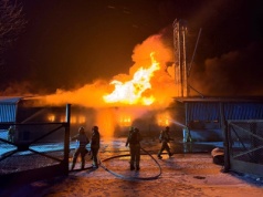 Płonie hala magazynowa w miejscowości Cienin Zaborny