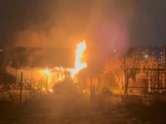 Zabobrze: Pożar altanki na terenie ogrodów działkowych