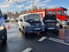 Lublin: zderzenie Hondy i Renaulta na rondzie im. Romana Dmowskiego
