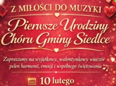 Koncert walentynkowy Chóru Gminy Siedlce. Pierwsze urodziny zespołu w Dworze w Ostrówku