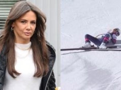 Kinga Rusin reaguje na wypadek Lindsey Vonn na igrzyskach olimpijskich. 