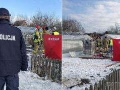 Dramat w Kępnie – wybuch gazu na ROD. 68-letni mężczyzna nie przeżył