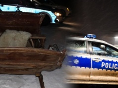 Dramatyczne sceny podczas kuligu. Spowodował wypadek i uciekł