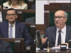 Awantura w Sejmie. Morawiecki kontra Czarzasty, okrzyki 