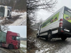 Trudne warunki na drogach. Seria zdarzeń w regionie