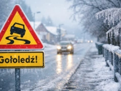 Ostrzeżenie IMGW dla powiatu chojnickiego. Marznące opady i wysoki stopień zagrożenia