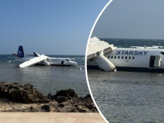 Chwile grozy na pokładzie. Samolot spadł prosto do wody