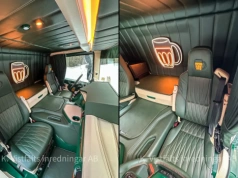 5-cylindrowa Scania do dystrybucji piwa, ze szlachetnie wykończonym wnętrzem