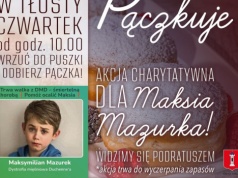 „Dobro pączkuje” – akcja dla Maksia Mazurka pod wieluńskim ratuszem już jutro!