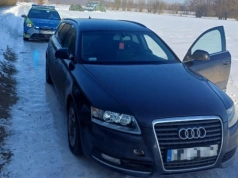 Policyjny pościg za kierowcą audi