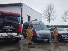 Nowe wozy dla strażaków i podsumowanie roku. Uroczystość w KP PSP w Wysokiem Mazowieckiem