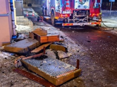 Pożar na ul. 1 Maja