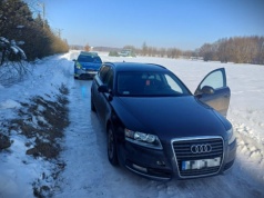Zatrzymany po pościgu na polnej drodze. Kierowca Audi miał 1,5 promila