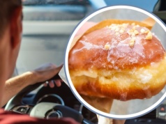 Pączek za kierownicą może słono kosztować. Nie chodzi tylko o kalorie