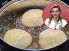 Najlepsza temperatura do smażenia pączków według kucharki. Niedzielska obala też mit o popularnym dodatku
