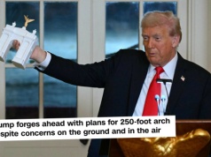 Trump dalej forsuje plan budowy Łuku Triumfalnego w Waszyngtonie, ma być "największy na świecie"