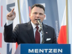 Sławomir Mentzen mówi, że stara się o pozwolenie na broń, bo chce chronić swoją rodzinę