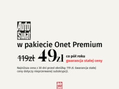 Auto Świat w pakiecie Onet Premium w wyjątkowej promocji