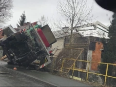 Wypadek przy pracach budowlanych na ulicy Słowackiego