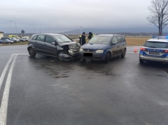 Zderzenie na krajowej 35-tce w Tworzyjanowie