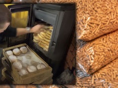 Zamiast pelletu użył 133 pączki z Lidla do ogrzania pokoju. Nietypowy eksperyment