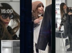 Agnieszka Dygant buszuje po sklepach w śniegowcach za tysiaka i mierzy okulary luksusowych marek (ZDJĘCIA)