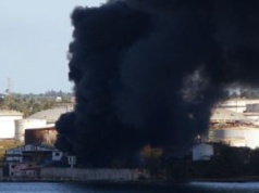 Potężne kłęby dymu nad stolicą Kuby. Oto powód