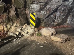 Osuwisko przy tunelu między Piechowicami a Michałowicami