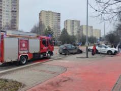 Utrudnienia. Na ul. Strzelców doszło do wypadku