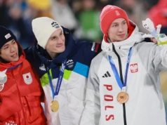 Podium olimpijskie było piękne! Krążek na szyi Polaka